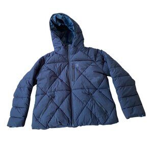 Bass Outdoor Women's Hooded Puffer Jacket Blue XL
